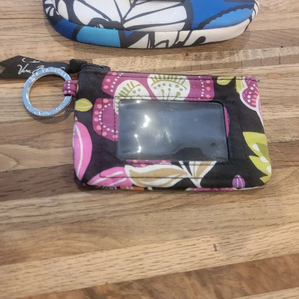 3 PC Very Bradley Bags & Accessories; Eyeglass & Neoprene Tablet Case, Wristlet
